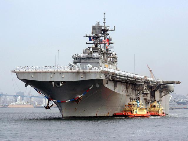 USS Bonhomme Richard leaves Japan, moves to new homeport in San Diego