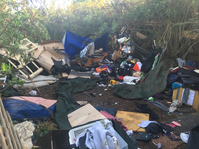 San Diego leaders to clear homeless camp
