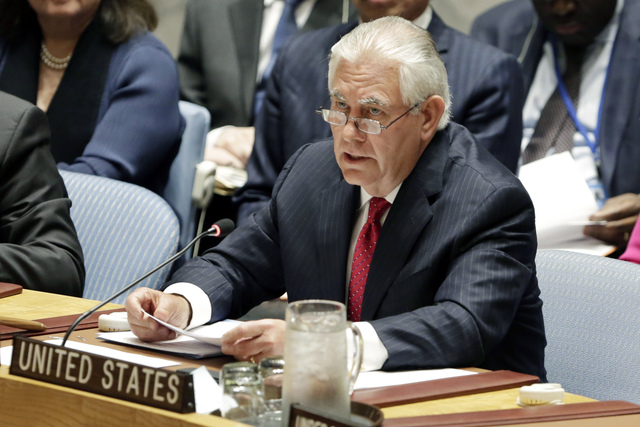 Tillerson seeks action on NKorea as he meets SE Asia bloc
