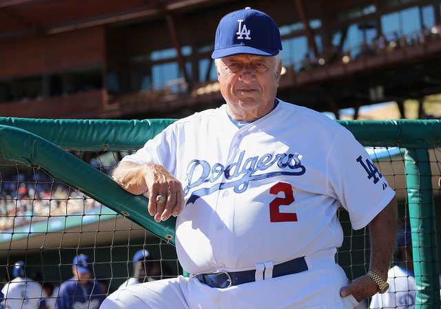 Legendary Dodgers manager Tommy Lasorda hospitalized