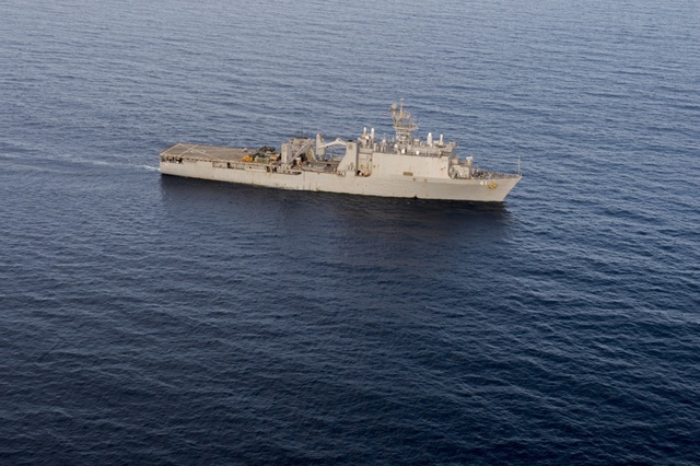 Navy: Two sailors threw compacted trash off the USS Whidbey Island