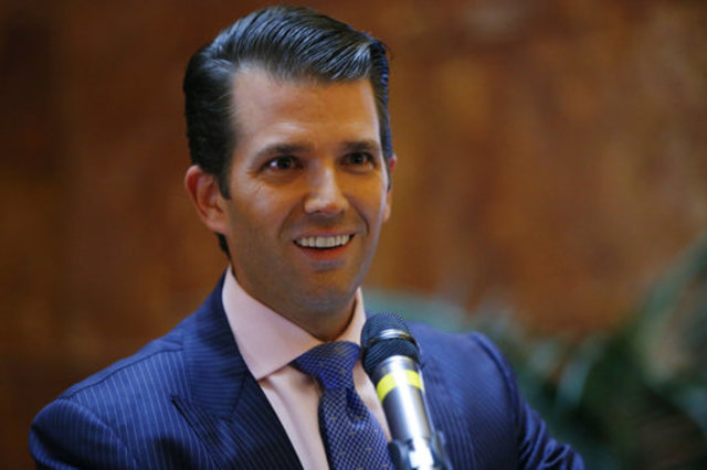 Trump Jr. tweets 'Top Gun' video of dad shooting CNN jet