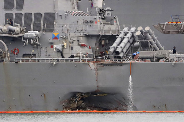 Divers find remains of all missing from USS McCain collision
