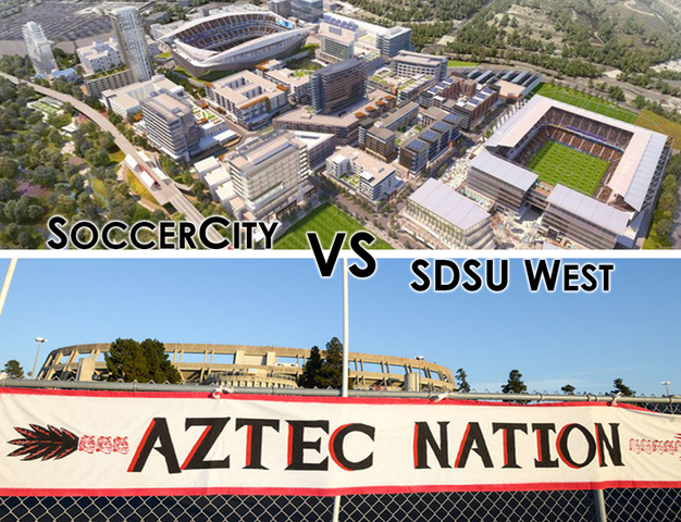 Councilman Scott Sherman compares SoccerCity, Friends of SDSU plans