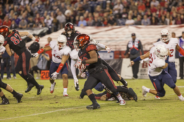 SDSU sets school rushing record in 52-7 win over San Jose State