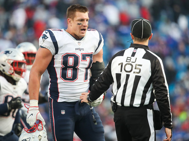 Patriots tight end Rob Gronkowski suspended for late hit on Bills' Tre'Davious White