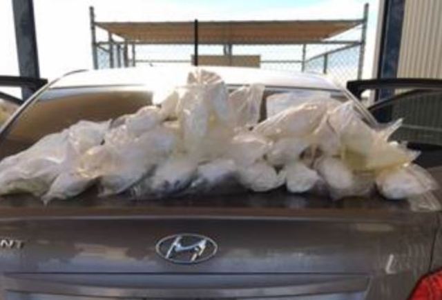 Man arrested after more than $92,000 worth of meth found inside gas tank