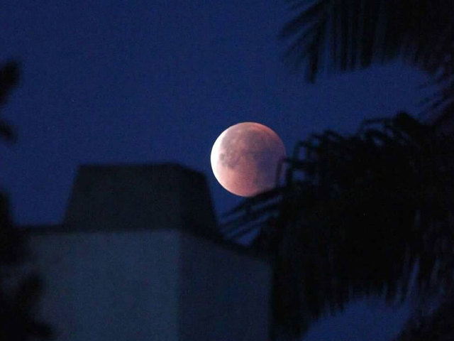 PHOTOS: San Diegans see rare Super Blue Blood Moon