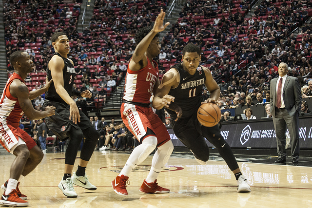 Aztecs defend home court with 94-56 shellacking of UNLV