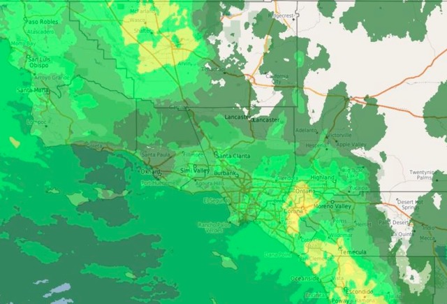 Storm system brings showers, snow to Southern California