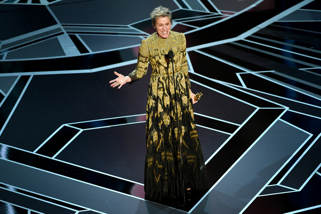 What Oscar winner Frances McDormand meant by "Inclusion Rider"