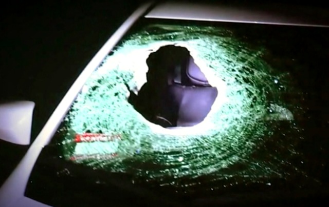 Boulder that killed vehicle passenger was intentionally dropped, police say