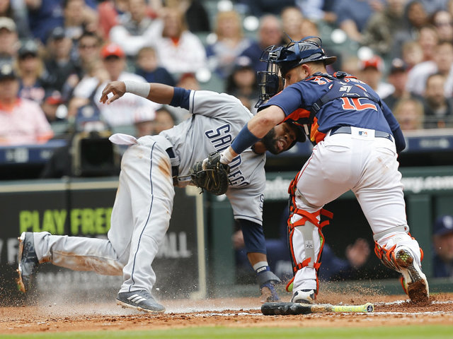 Padres drop series finale to world champion Astros
