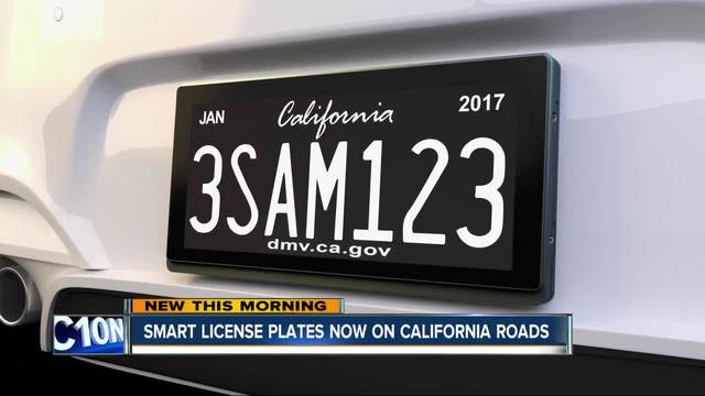 California License Plate Sticker Colors By Year