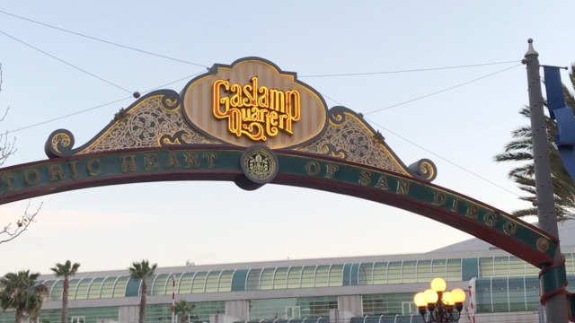 gaslamp quarter sign