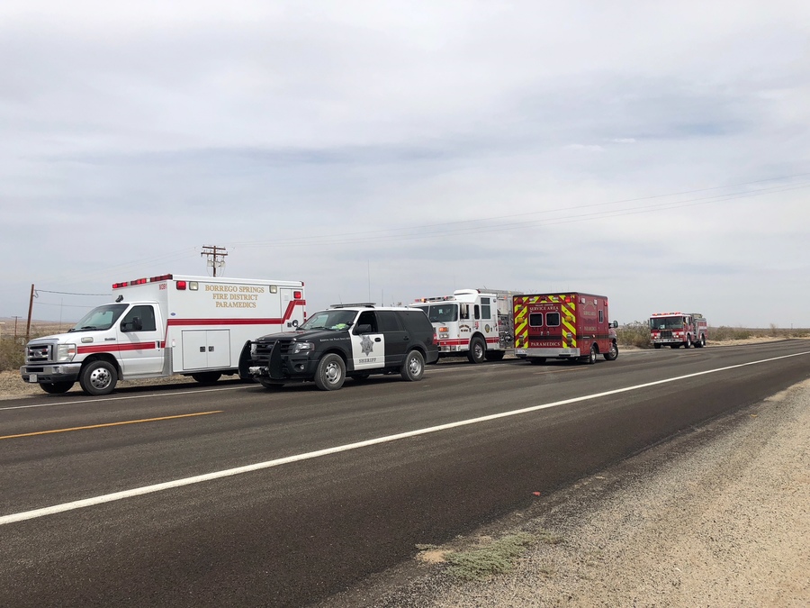 Helicopter crashes in desert near Borrego Springs KGTVTV San Diego