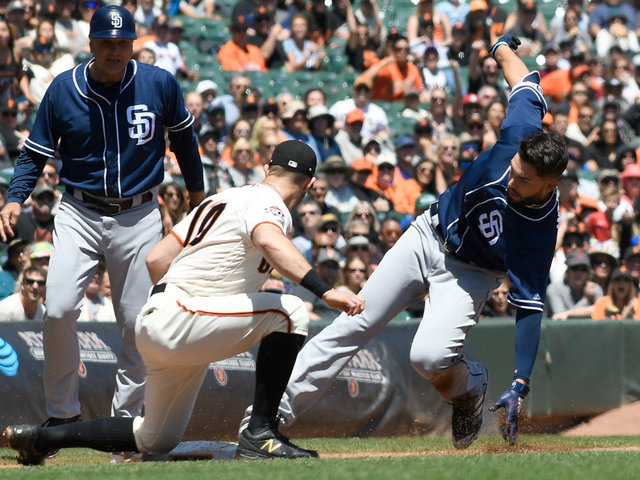 Giants down Padres 9-4 to win 3-game series