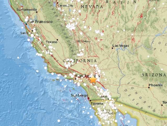 4.5 earthquake hits Southern California