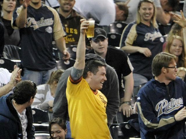 San Diego Padres begin beer hawking service for fans at Petco Park
