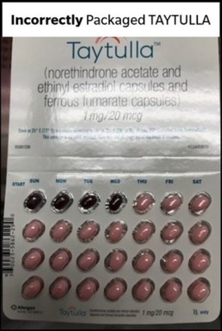 Allergan recalls birth control pills due to pregnancy risk