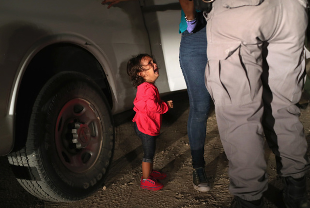 Migrant girl on Time magazine cover is with her mother in Texas