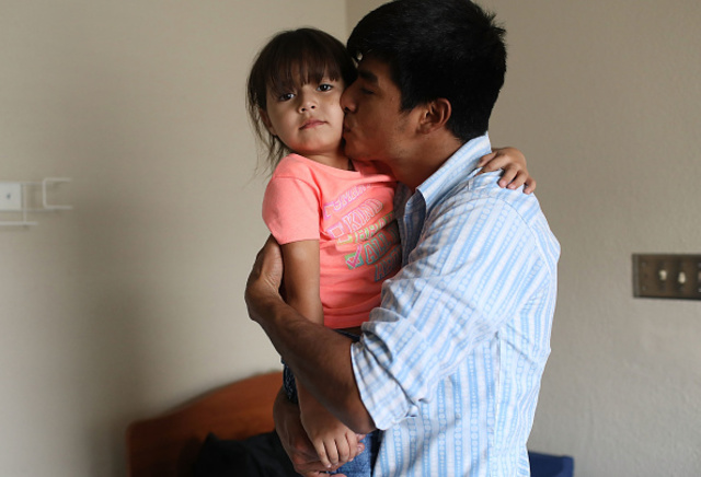 Older children split at border reunited