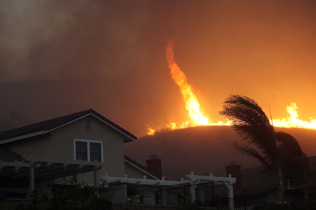 Report: Massive fire tornado killed California firefighter