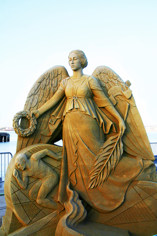PHOTOS: Works of art from sand at US Sand Sculpting Challenge