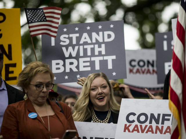 VIDEO: Kavanaugh supporters rally before hearing