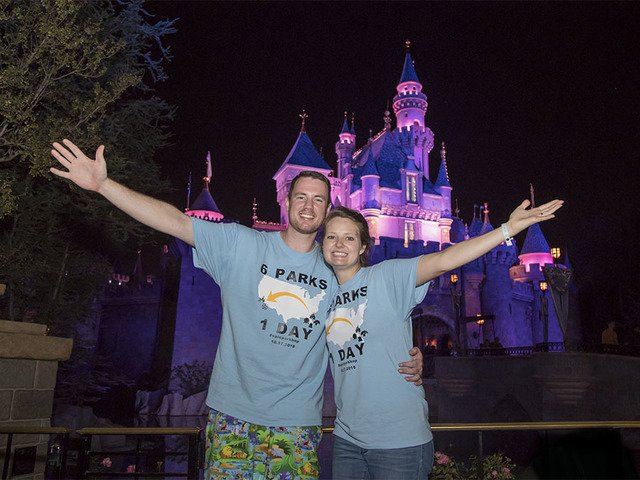 Couple visits 6 Disney parks on 2 coasts in day