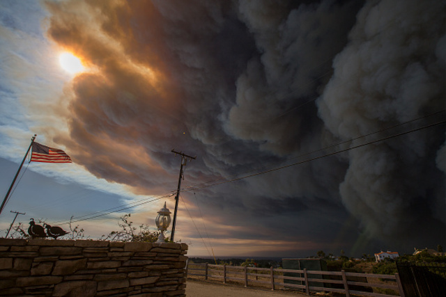 Social media: California wildfires force thousands to evacuate