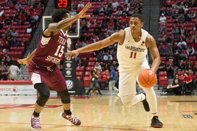 Aztecs cruise to 103-64 victory over Texas Southern