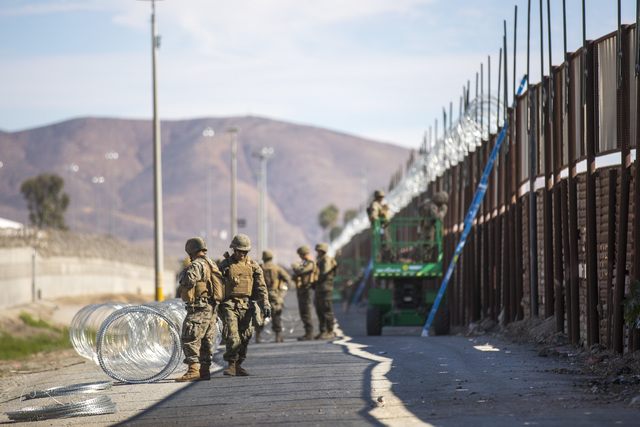 Pentagon: Troop contingent on border 'pretty much peaked'