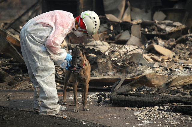 Light rain falling in Northern California could hurt search effort